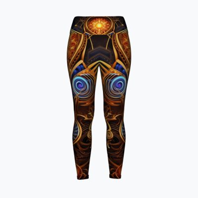 🌌🌀 Legginsy Full Print – Ozyrysowe Fraktale Wizji 🌀🌌