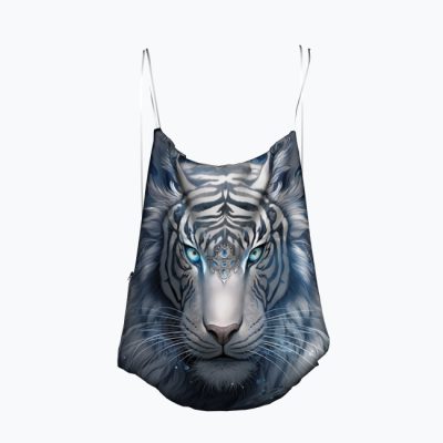 🐅✨ Plecak-Worek Full Print – Magiczny Srebrny Tygrys ✨🐅