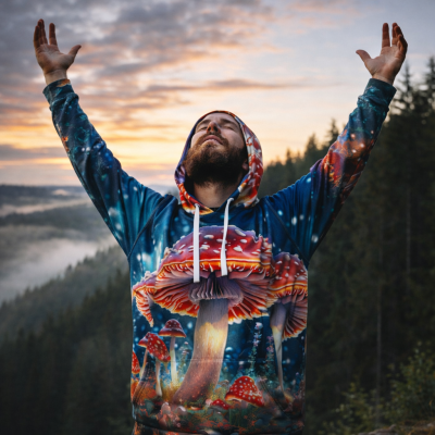 Bluza Szamańska Amanita Spirit 🍄 – Artefakt Mocy Lasu