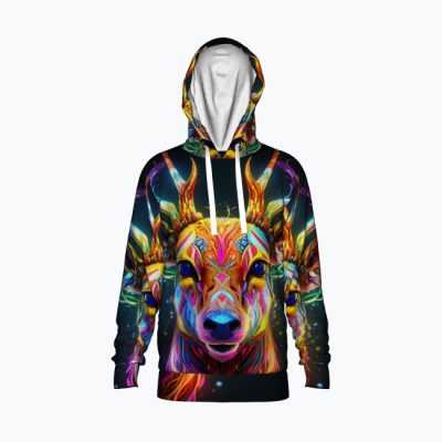 🦌✨ Bluza Premium Fullprint “Magiczny Jeleń” — strój mocy i wewnętrznej wolności 🌲🌕