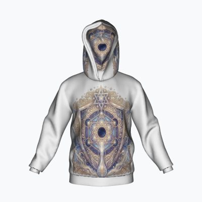 Bawełniana bluza z kapturem Unisex Full Print